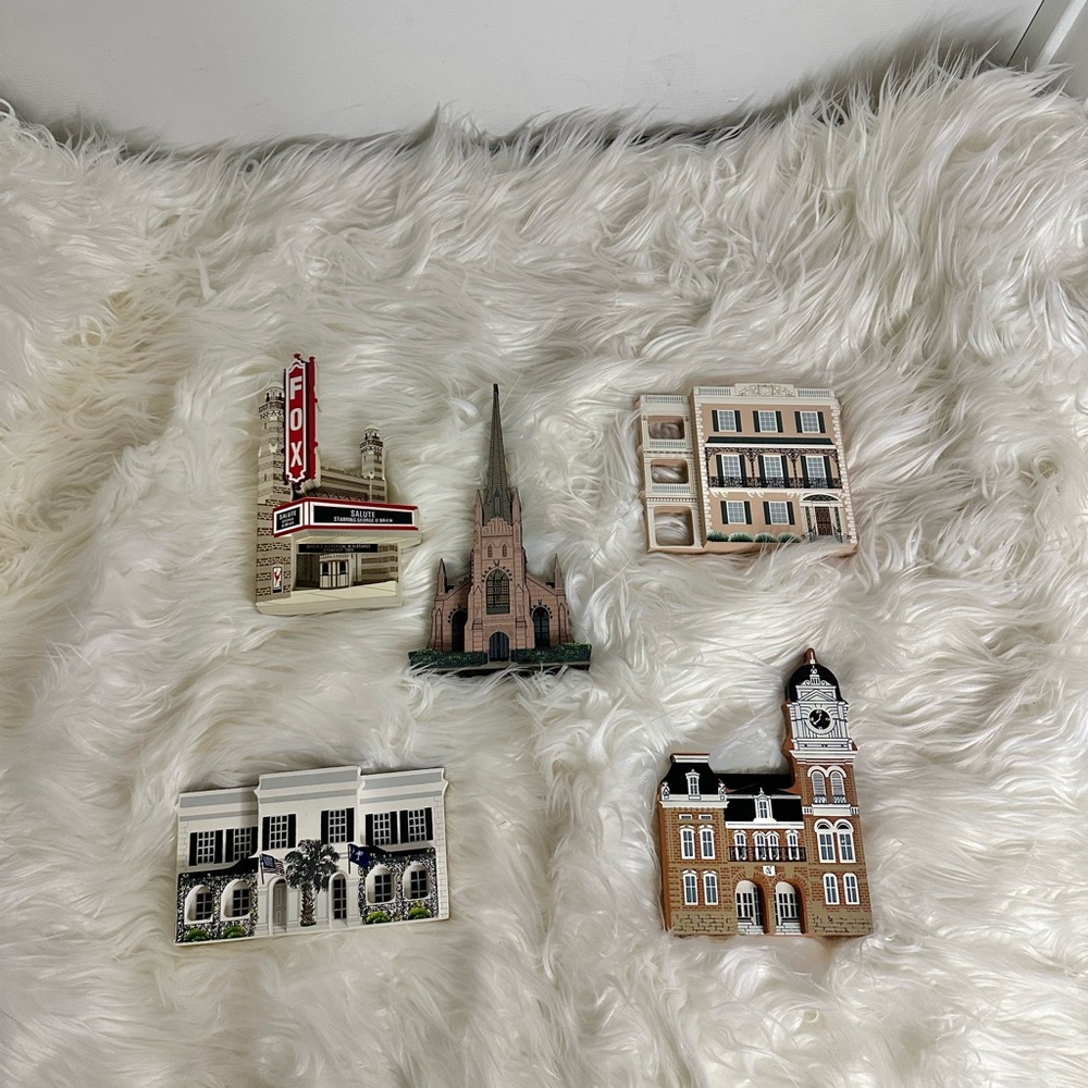 Cream and White Architectural Decor Accents